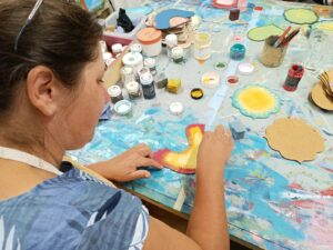 Díszítő festés workshop Szücs Borka vezetésével! @ Pannon KözTér